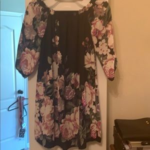 Off the shoulder floral francesscas dress